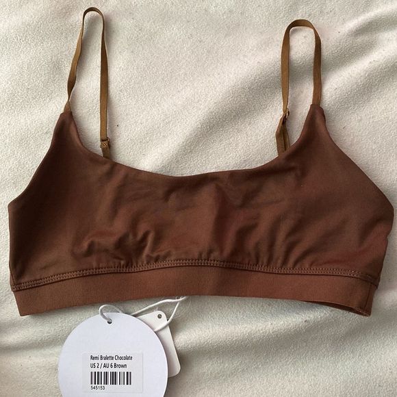 Princess Polly REMI BRALETTE CHOCOLATE US 2 - Picture 4 of 5